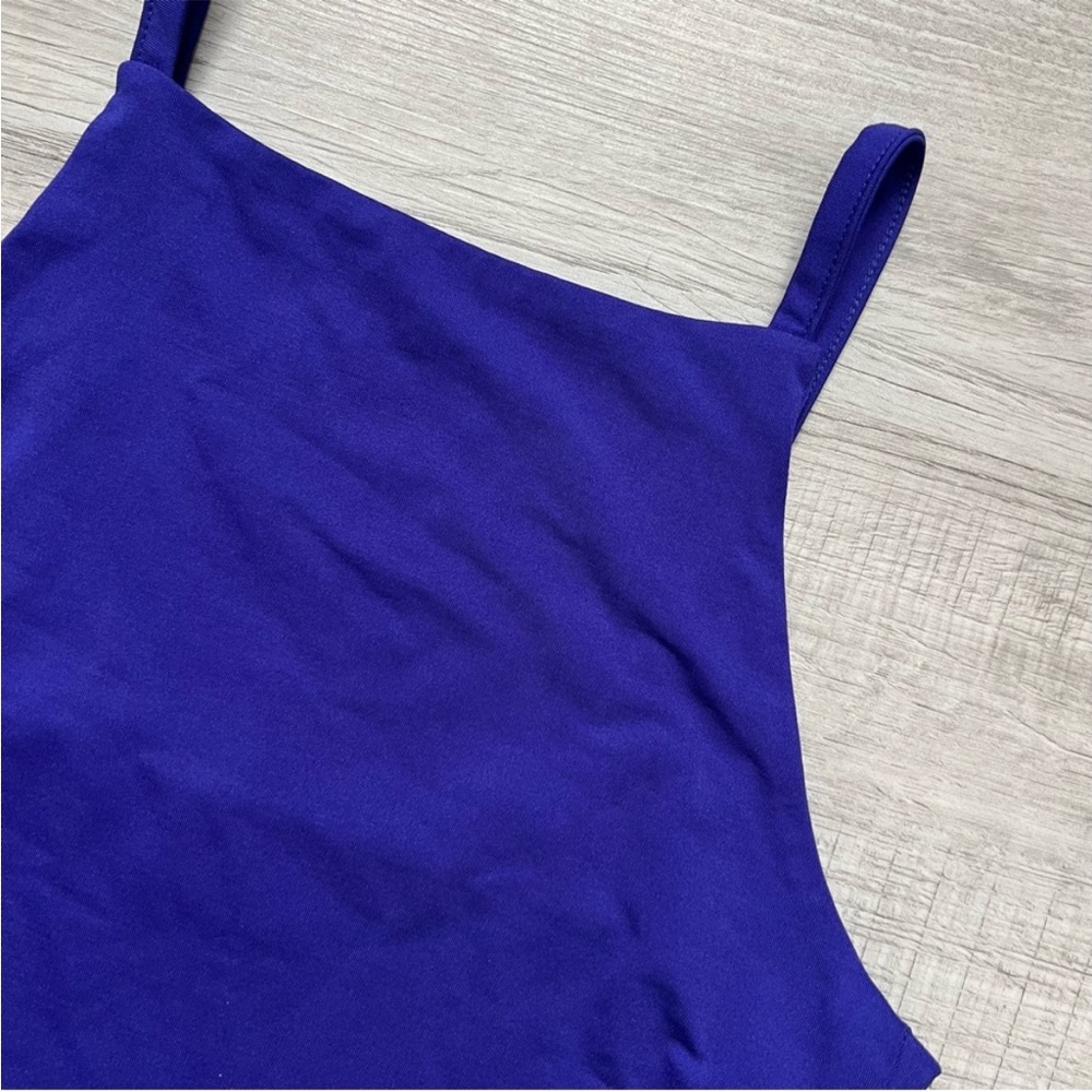 KOOKAI Square Neck Tank Size 2 Blue Crop Top - Picture 4 of 9